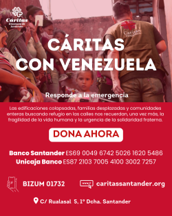 Campaña de emergencia Cáritas con Venezuela